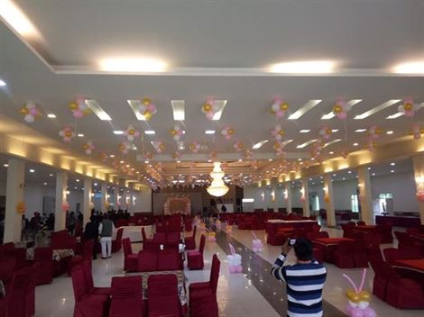 Marriage Hall Balloon Decoration