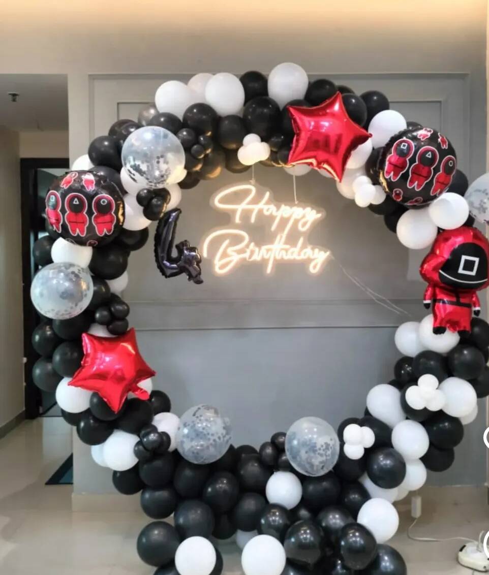 Helium Gas Balloon Decoration