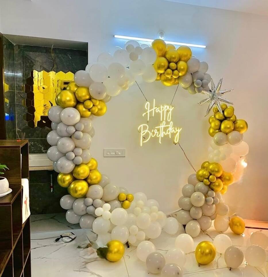 Helium Gas Balloon Decoration